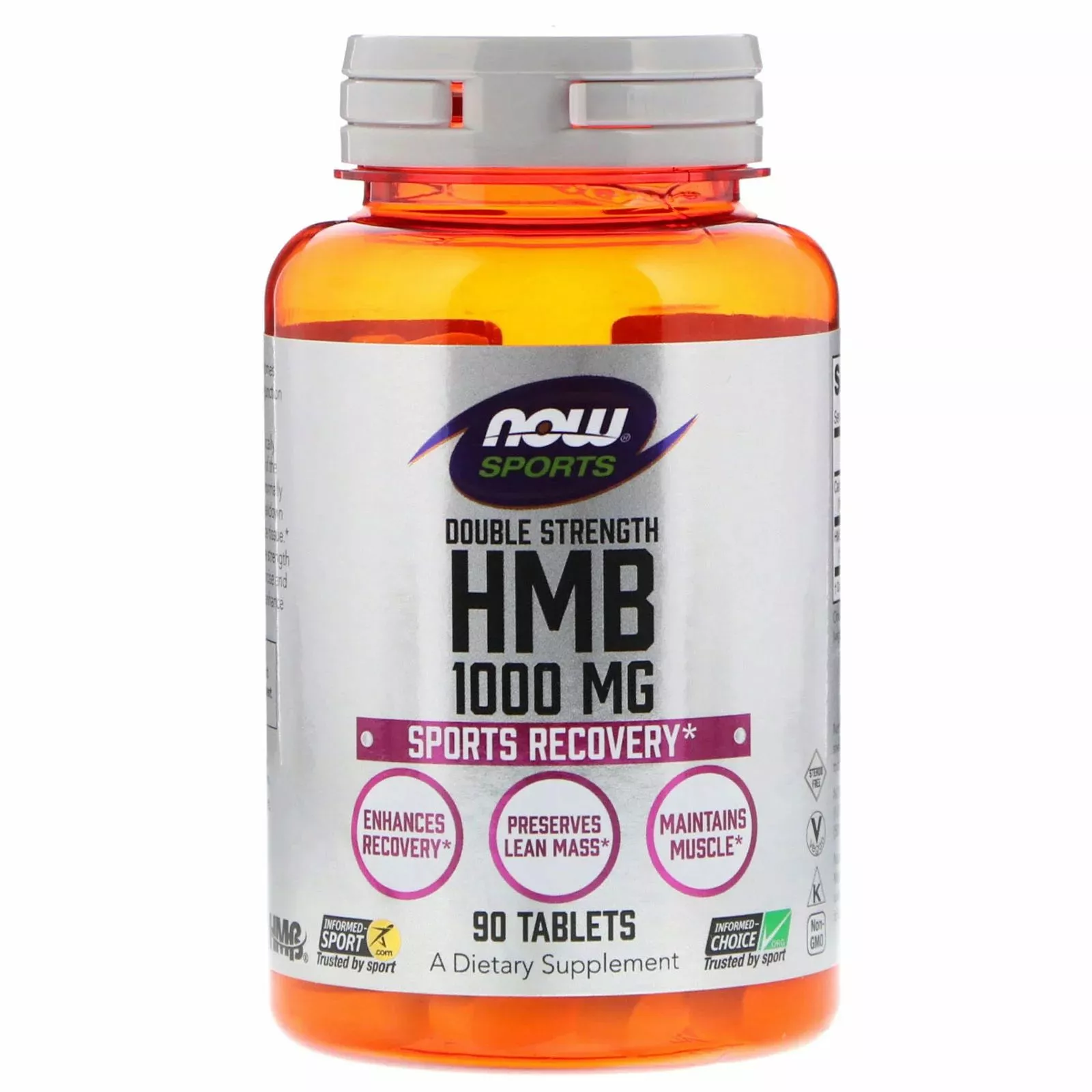 HMB, Double Strength 90 tab. Now Foods